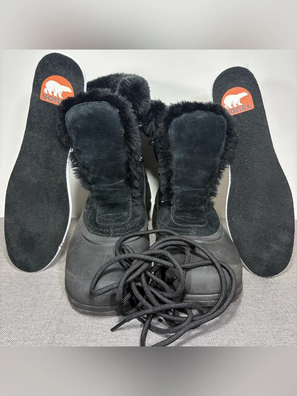 Sorel Snow Angel Lace Insulated Waterproof Winter Ankle Boots- woman’s 10.5
